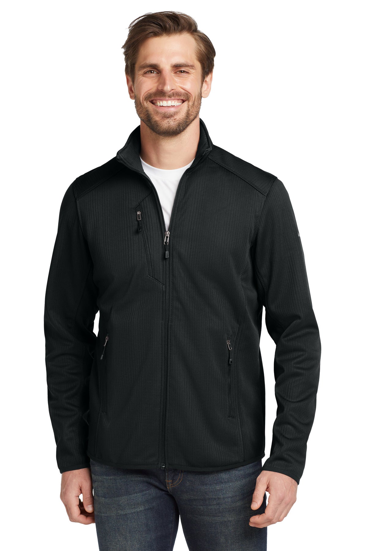 Eddie Bauer Dash Full-Zip Fleece Jacket - Black - front