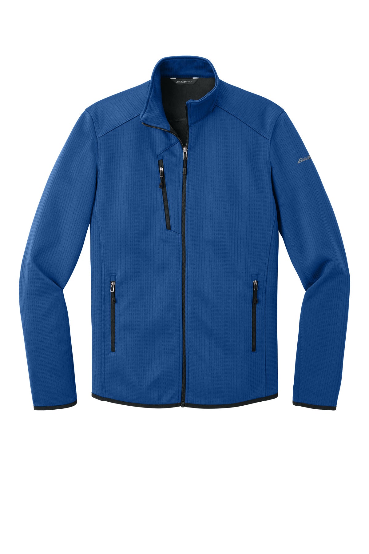 Eddie Bauer Dash Full-Zip Fleece Jacket - Cobalt Blue - flat front