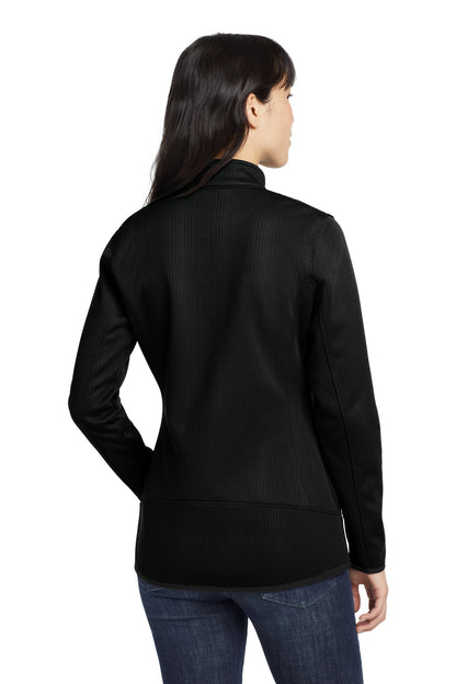Eddie Bauer Women's Dash Full-Zip Fleece Jacket - Black - back