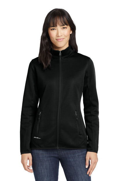 Eddie Bauer Women's Dash Full-Zip Fleece Jacket - Black - front