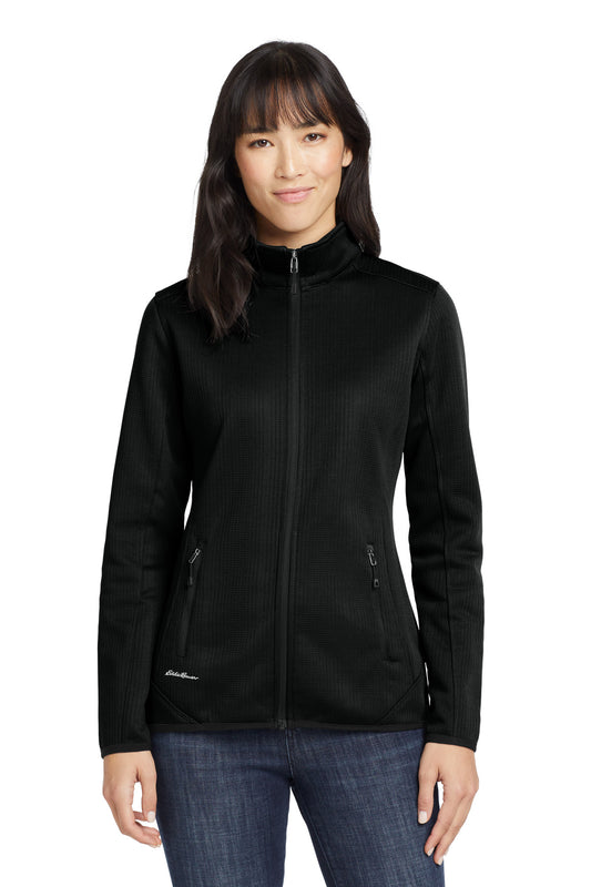 Eddie Bauer Women's Dash Full-Zip Fleece Jacket - Black - front