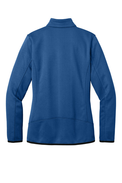 Eddie Bauer Women's Dash Full-Zip Fleece Jacket - Cobalt Blue - flat back
