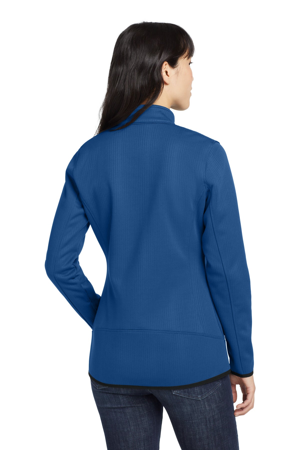 Eddie Bauer Women's Dash Full-Zip Fleece Jacket - Cobalt Blue - back