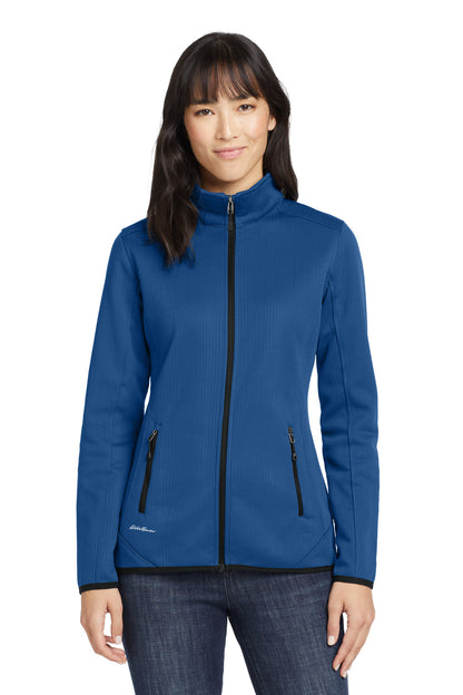 Eddie Bauer Women's Dash Full-Zip Fleece Jacket - Cobalt Blue - front