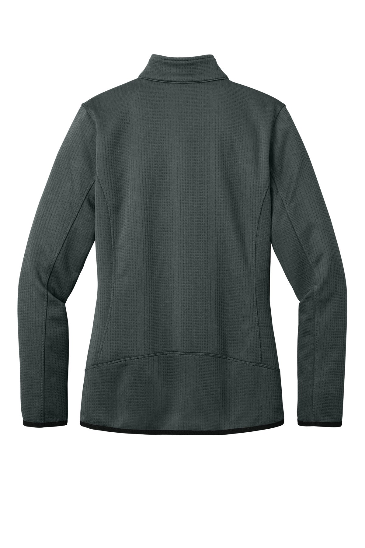 Eddie Bauer Women's Dash Full-Zip Fleece Jacket - Grey Steel - flat back