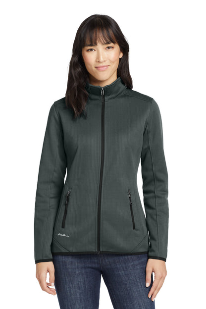 Eddie Bauer Women's Dash Full-Zip Fleece Jacket - Grey Steel - front