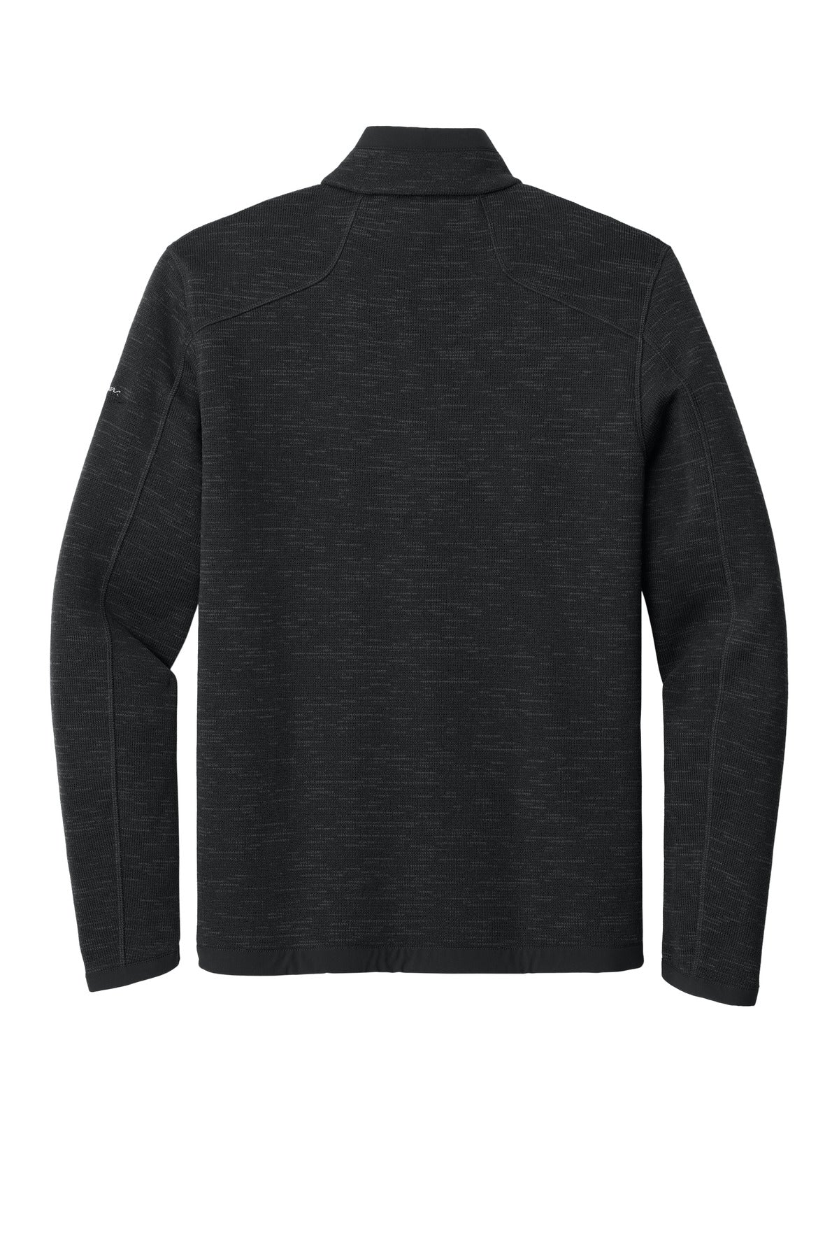 Eddie Bauer Sweater Fleece Full-Zip - Black - flat back