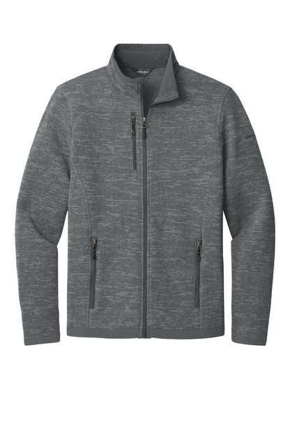 Eddie Bauer Sweater Fleece Full-Zip - Dark Grey Heather - flat front