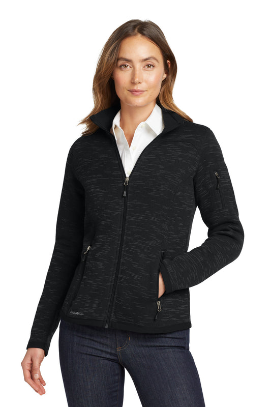 Eddie Bauer Women's Sweater Fleece Full-Zip - Black - front