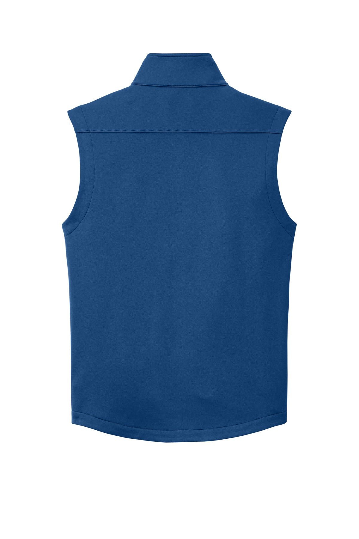 Eddie Bauer Smooth Mid Layer Fleece Vest - Cobalt Blue - flat back