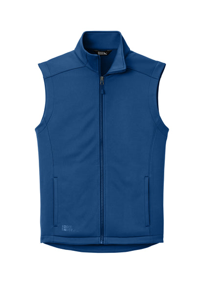 Eddie Bauer Smooth Mid Layer Fleece Vest - Cobalt Blue - flat front