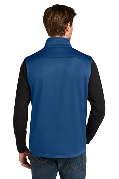 Eddie Bauer Smooth Mid Layer Fleece Vest - Cobalt Blue - back