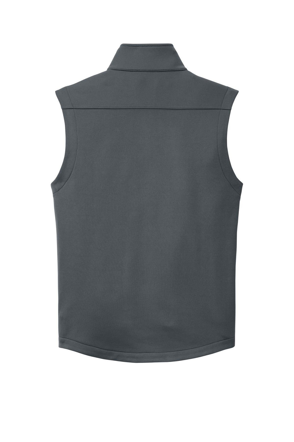 Eddie Bauer Smooth Mid Layer Fleece Vest - Iron Gate - flat back