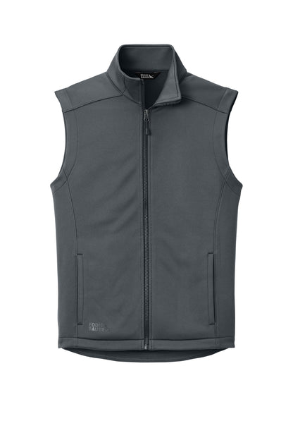 Eddie Bauer Smooth Mid Layer Fleece Vest - Iron Gate - flat front