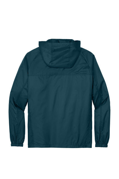 Eddie Bauer Packable Wind Jacket - Adriatic Blue - flat back