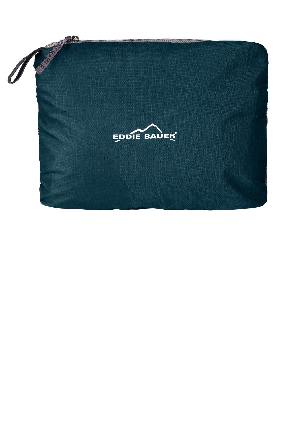 Eddie Bauer Packable Wind Jacket - Adriatic Blue - flat front