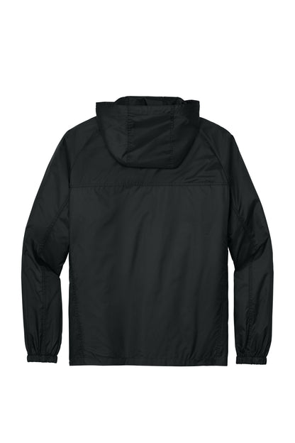 Eddie Bauer Packable Wind Jacket - Black - flat back