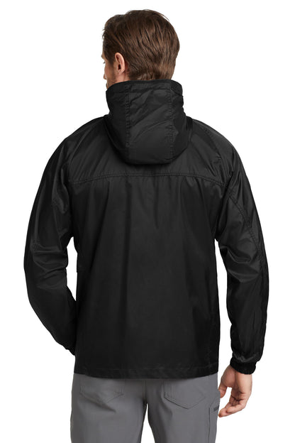 Eddie Bauer Packable Wind Jacket - Black - back
