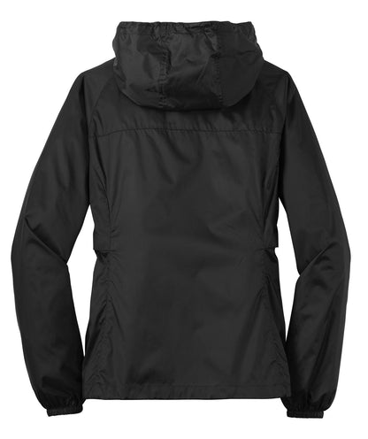 Eddie Bauer Women's Packable Wind Jacket - Black - flat back