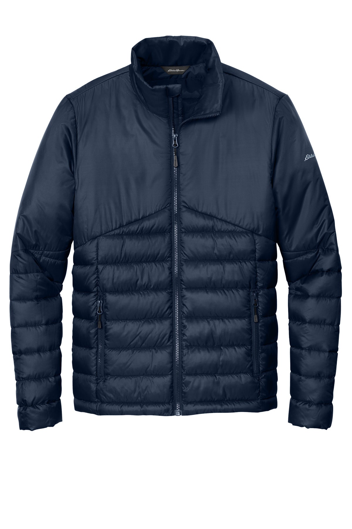 Eddie Bauer Quilted Jacket - River Blue Navy - flat front