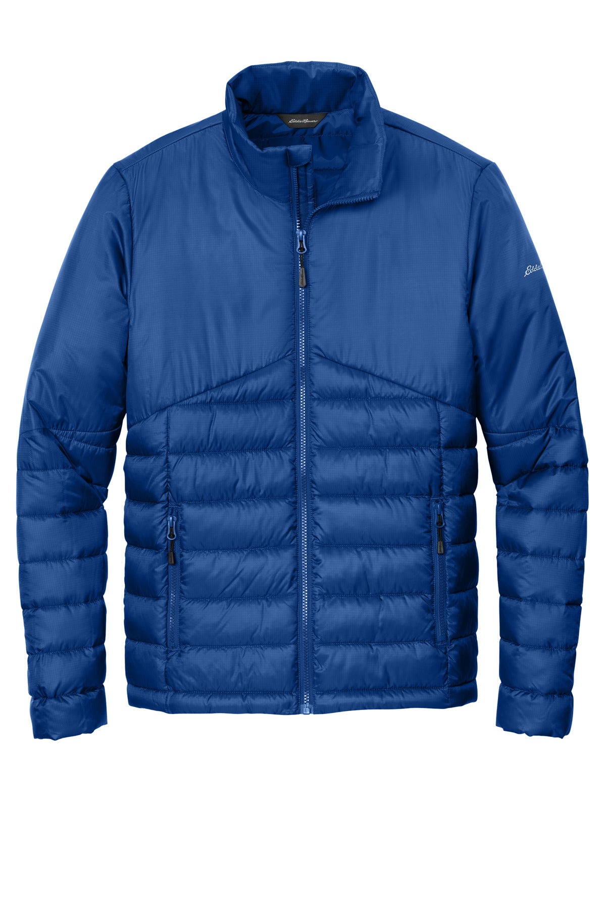 Eddie Bauer Quilted Jacket - Cobalt Blue - flat front