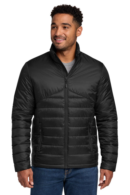 Eddie Bauer Quilted Jacket - Deep Black - front