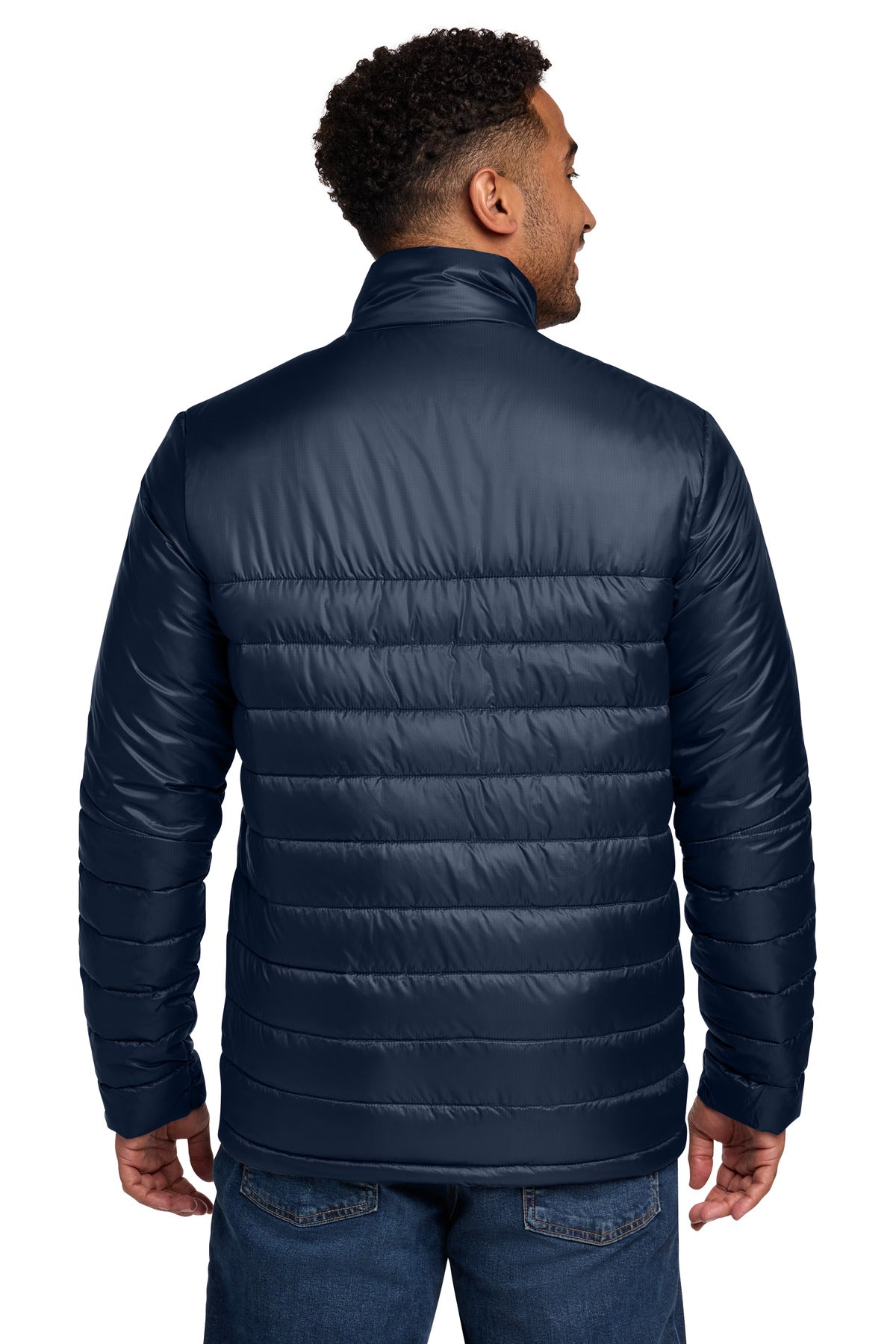 Eddie Bauer Quilted Jacket - River Blue Navy - back