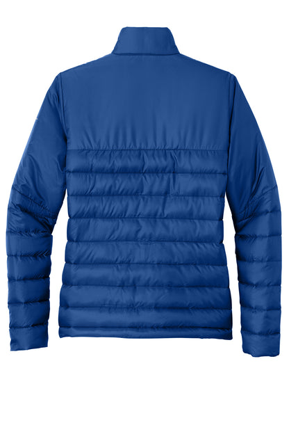 Eddie Bauer Women's Quilted Jacket - Cobalt Blue - flat back