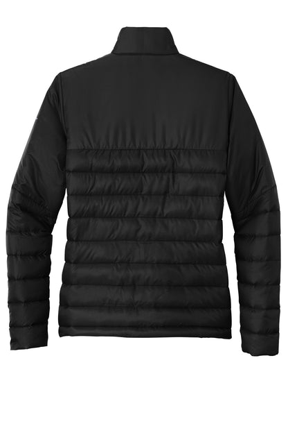 Eddie Bauer Women's Quilted Jacket - Deep Black - flat back