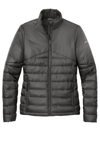 Eddie Bauer Women's Quilted Jacket - Iron Gate - flat front
