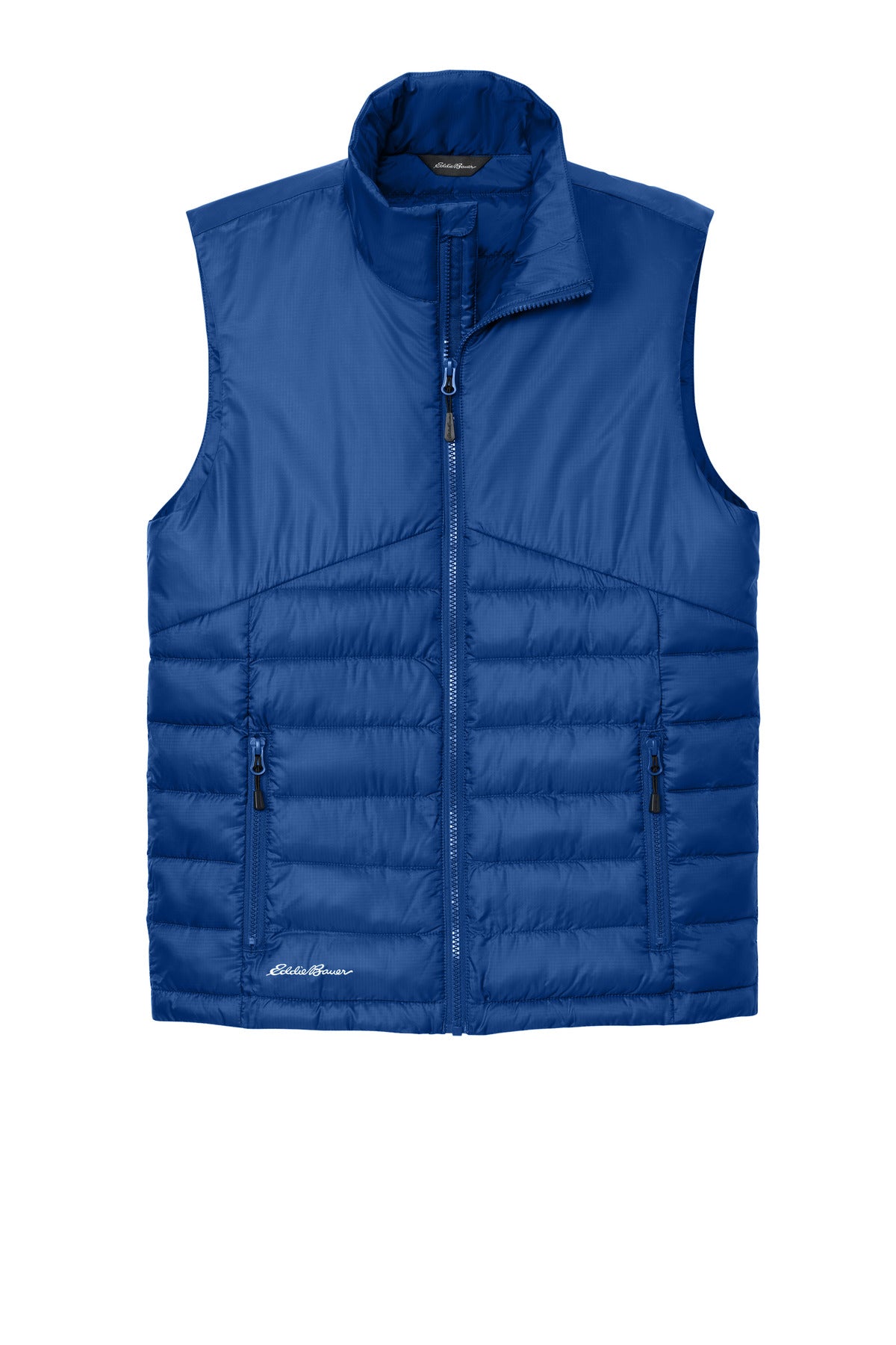 Eddie Bauer Quilted Vest - Cobalt Blue - flat front