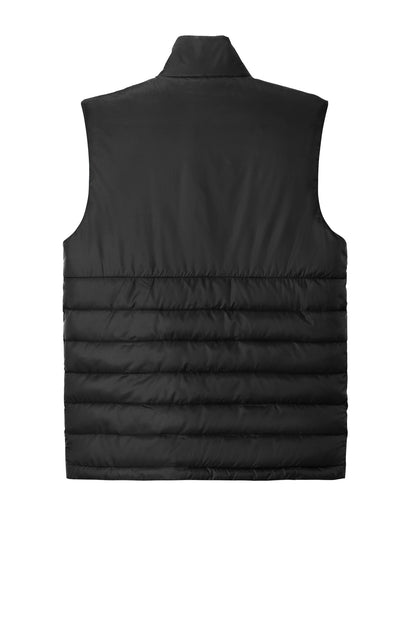 Eddie Bauer Quilted Vest - Deep Black - flat back