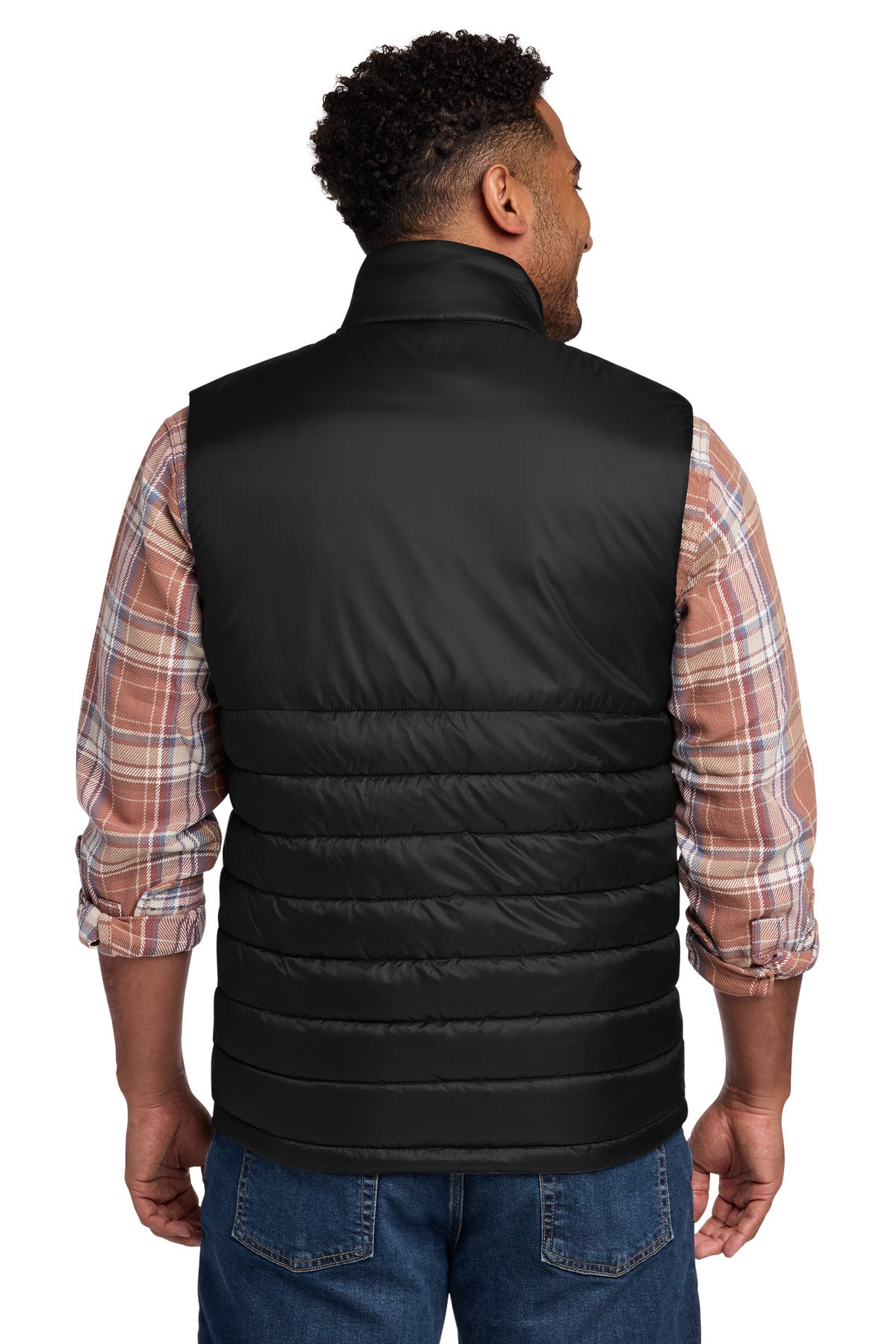 Eddie Bauer Quilted Vest - Deep Black - back