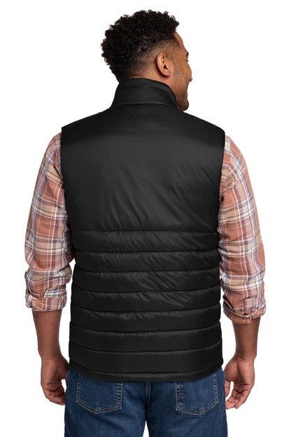 Eddie Bauer Quilted Vest - Deep Black - back