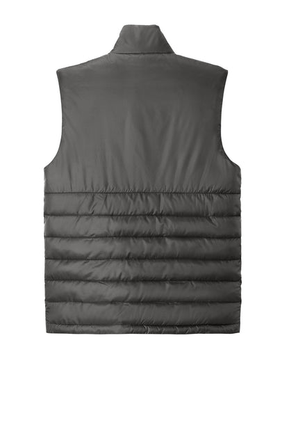 Eddie Bauer Quilted Vest - Iron Gate - flat back