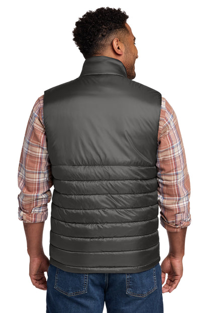 Eddie Bauer Quilted Vest - Iron Gate - back
