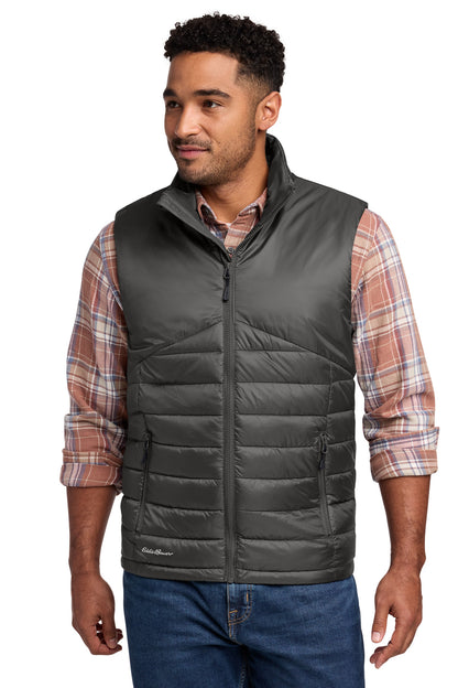 Eddie Bauer Quilted Vest - Iron Gate - front