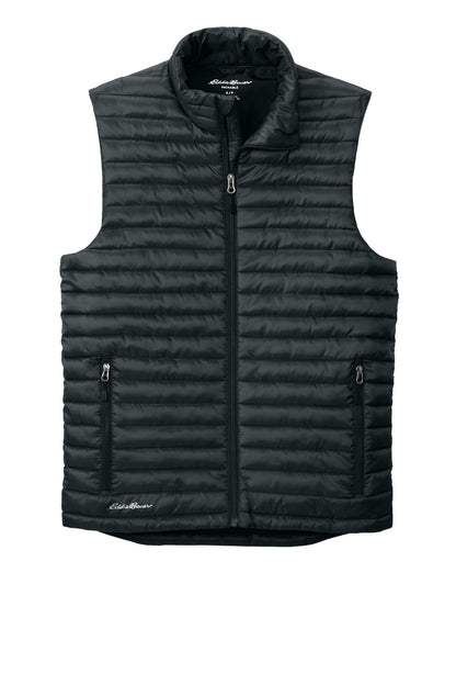 Eddie Bauer Packable Quilted Vest - Black - flat front