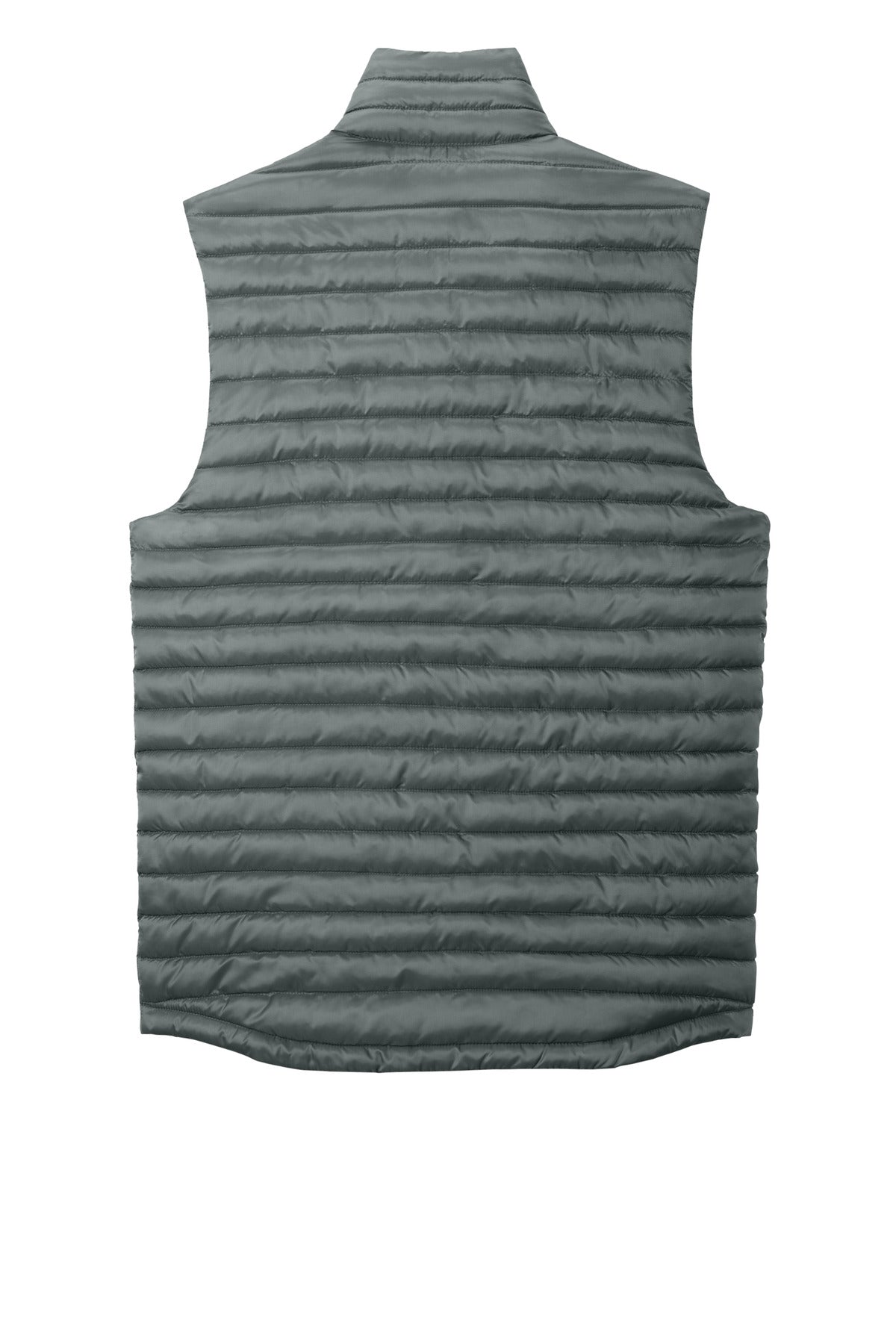 Eddie Bauer Packable Quilted Vest - Metal Grey - flat back