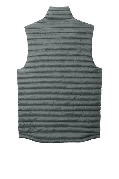 Eddie Bauer Packable Quilted Vest - Metal Grey - flat back