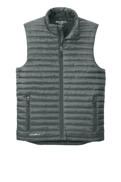 Eddie Bauer Packable Quilted Vest - Metal Grey - flat front