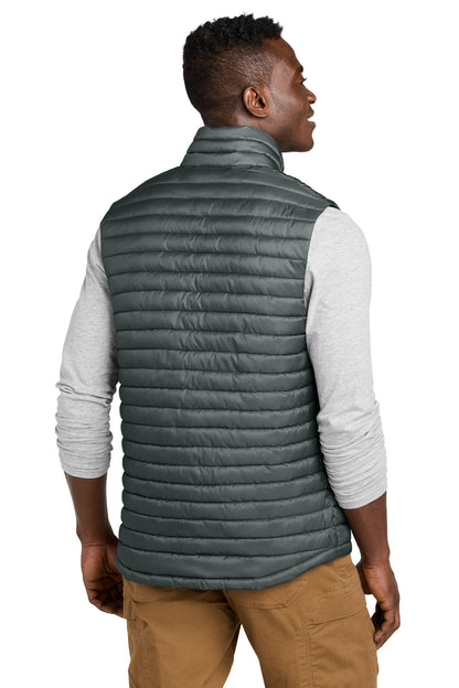 Eddie Bauer Packable Quilted Vest - Metal Grey - back