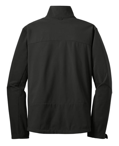 Eddie Bauer Soft Shell Jacket - Black - flat back