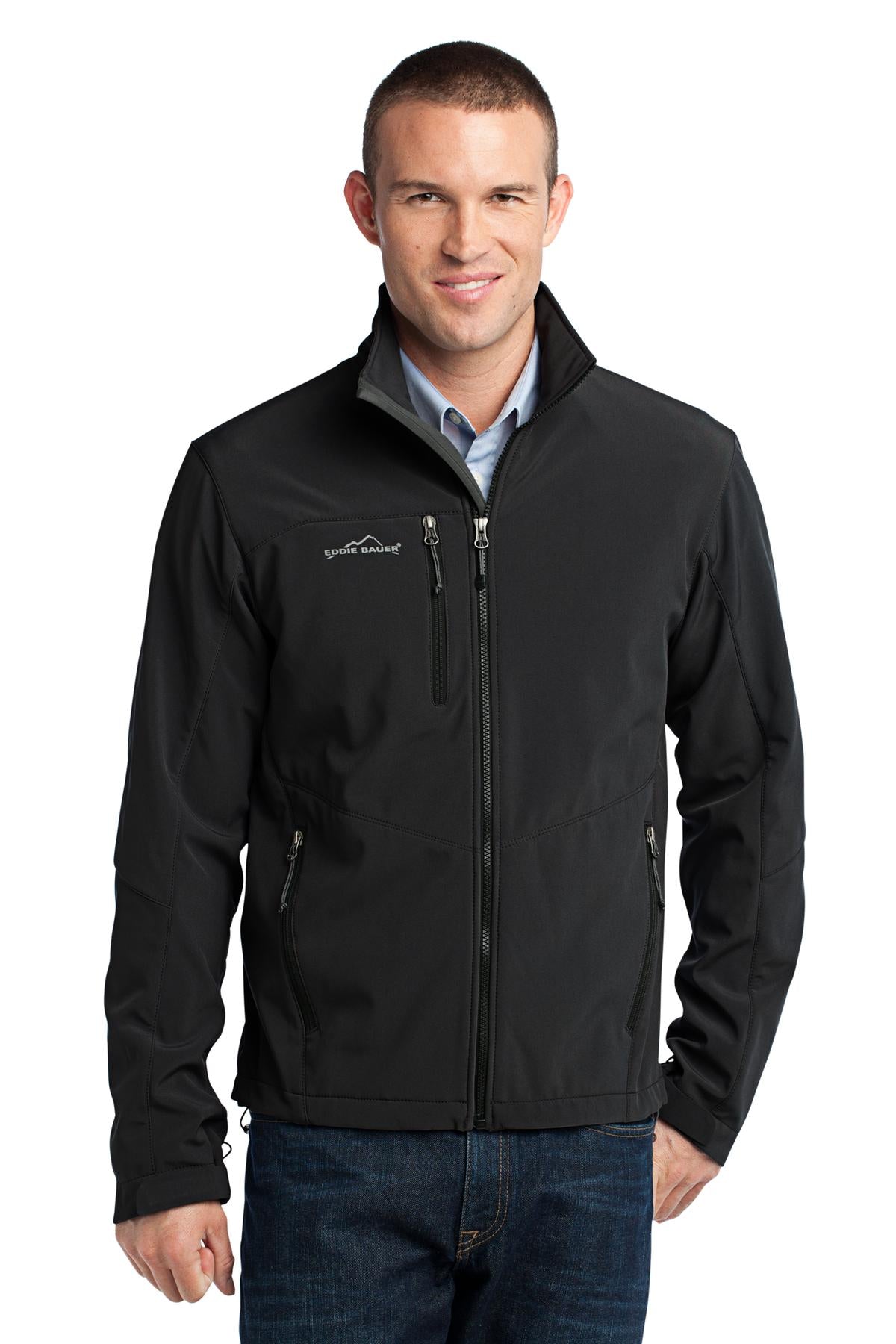 Eddie Bauer Soft Shell Jacket - Black - front
