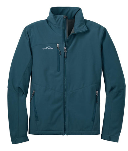 Eddie Bauer Soft Shell Jacket - Dark Adriatic - flat front
