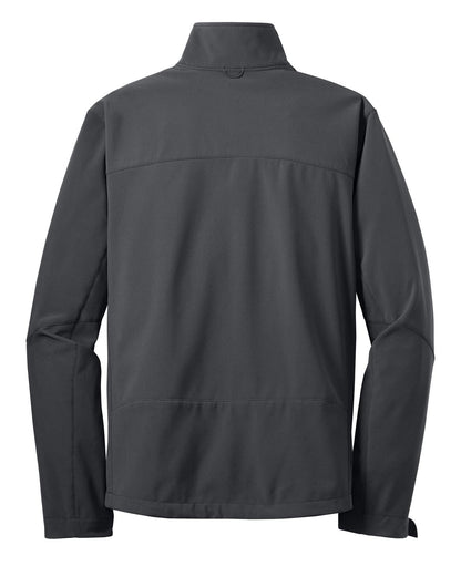 Eddie Bauer Soft Shell Jacket - Grey Steel - flat back