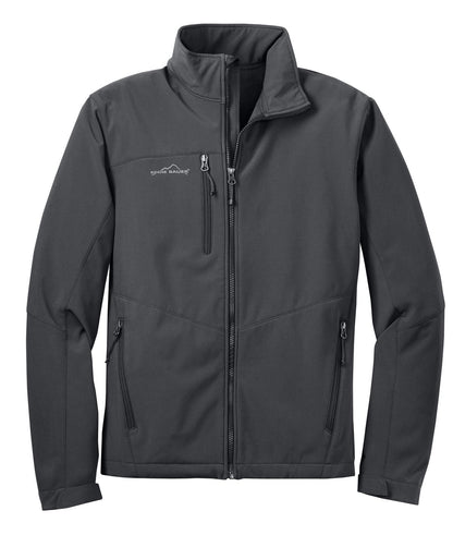 Eddie Bauer Soft Shell Jacket - Grey Steel - flat front