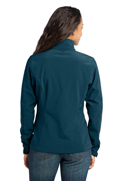 Eddie Bauer Women's Soft Shell Jacket - Dark Adriatic - back