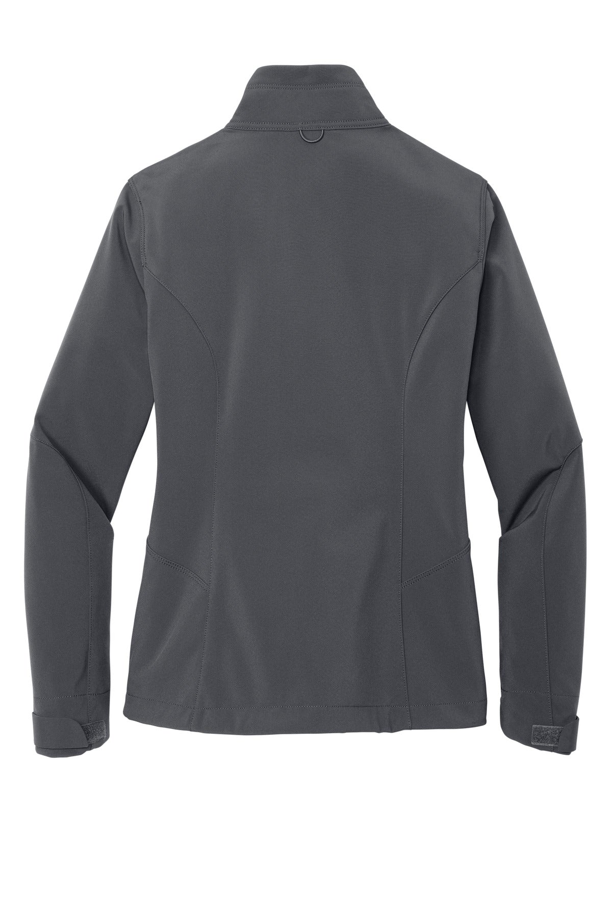 Eddie Bauer Women's Soft Shell Jacket - Grey Steel - flat back
