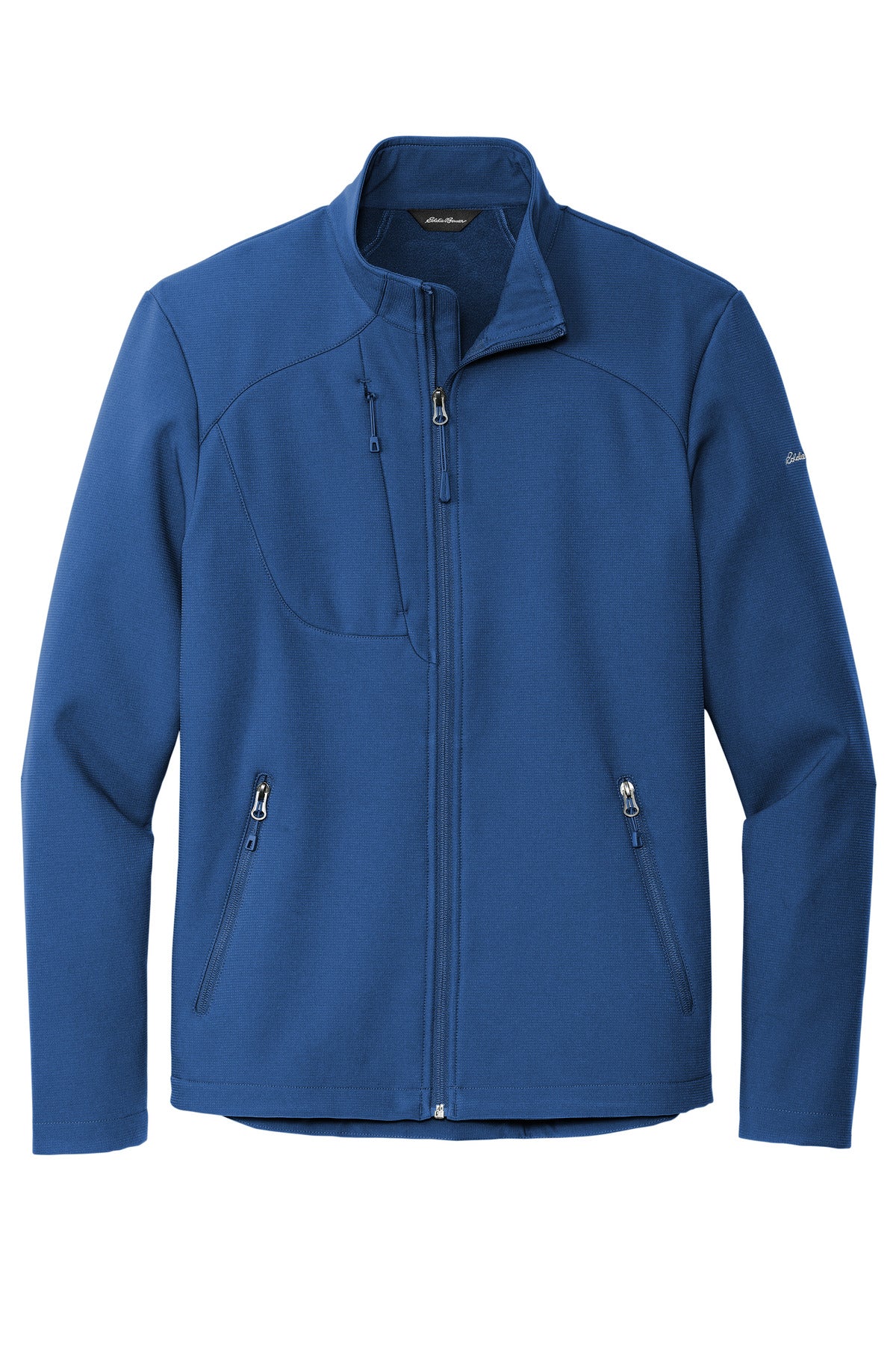 Eddie Bauer Stretch Soft Shell Jacket - Cobalt Blue - flat front